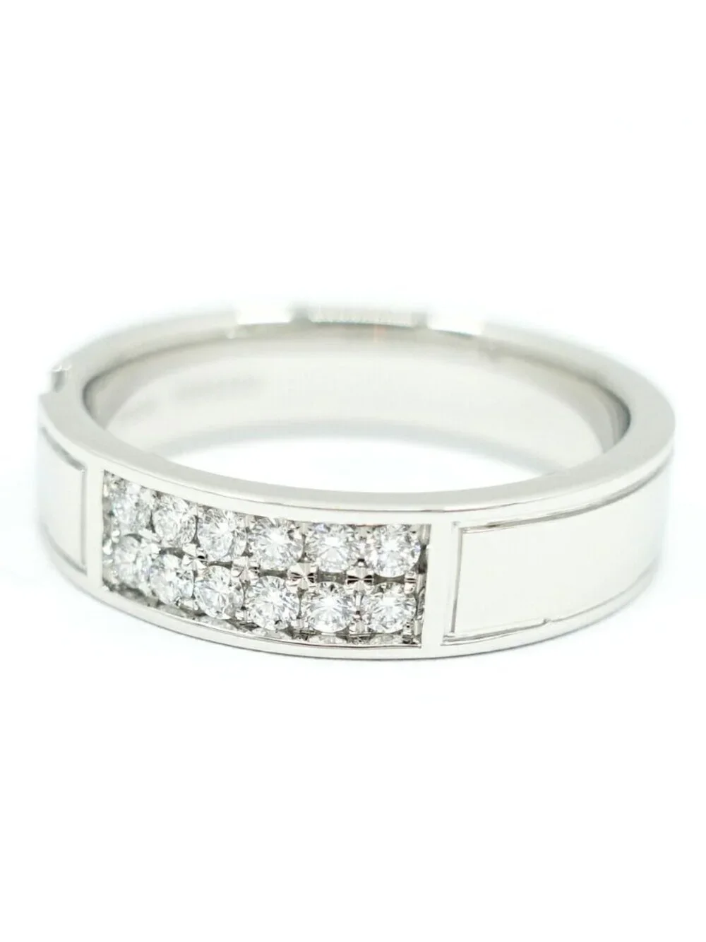Harry Winston Traffic Accent Band Ring Large Diamond